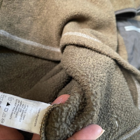 G.H. Bass explorer pullover 1/2 zip fleece tan - Picture 7 of 7